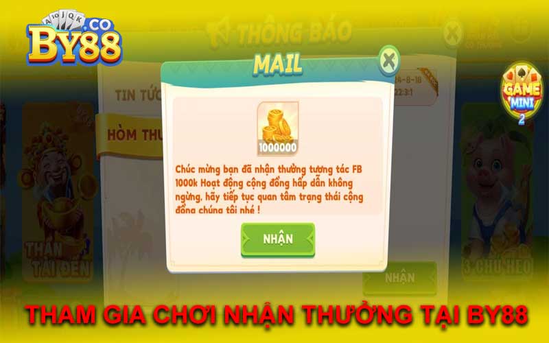 THAM GIA CHƠI NHẬN THƯỞNG TẠI BY88